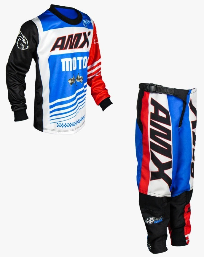 Roupa Infantil - Motocross Trilha - Calça+camisa Prime - Amx