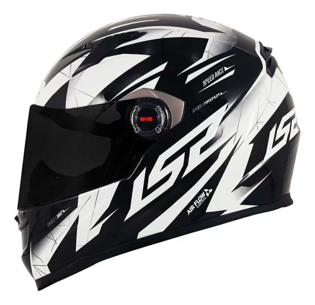 Capacete Ls2 Ff358 Draze Preto Branco