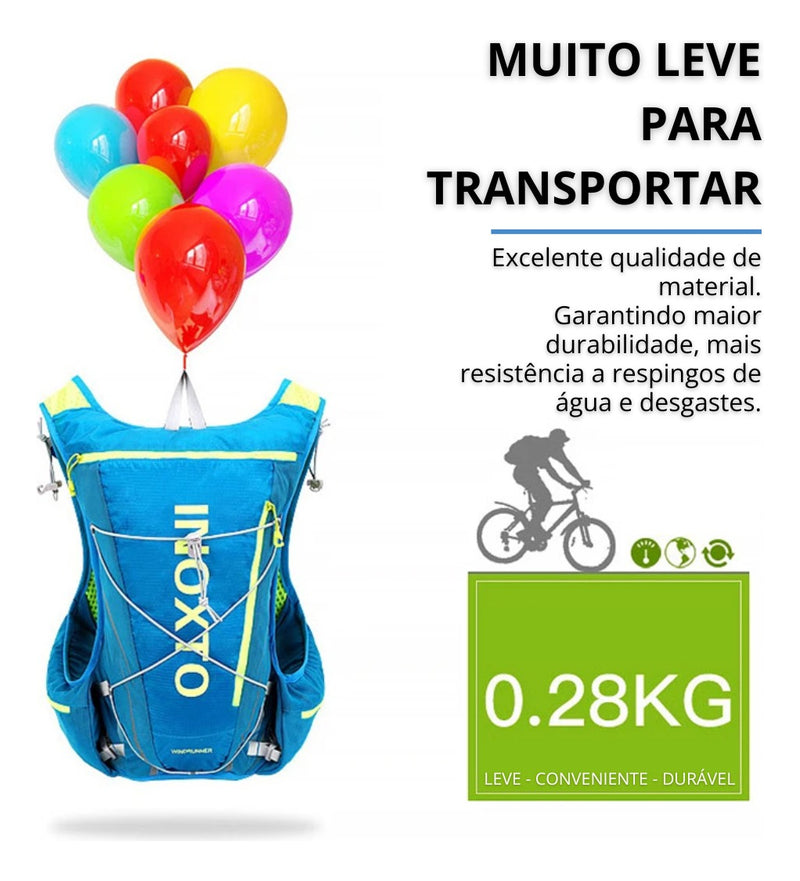 Mochila Hidratação Térmica Impermeável C/ Bolsa De Água 1,5l