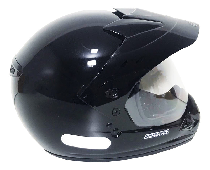 Capacete Moto Off Road Fechado Viseira Ebf Motard Solid