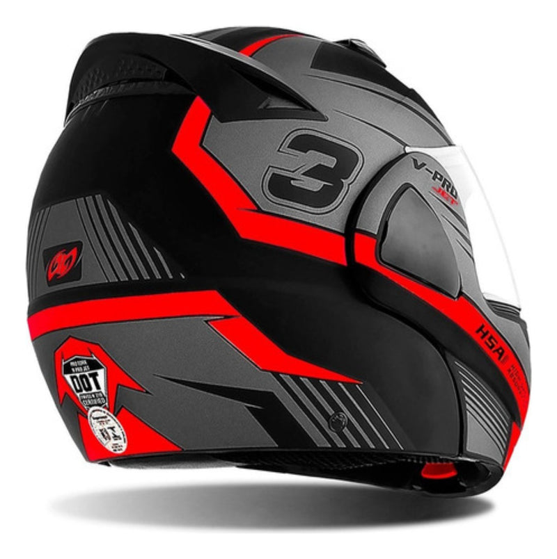 Capacete Articulado Pro Tork V-pro Jet 3 + Narigueira