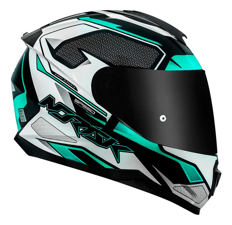 Capacete Norisk Ff802 Razor Speedmax Verde Relançamento