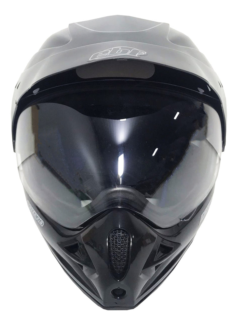 Capacete Moto Off Road Fechado Viseira Ebf Motard Solid