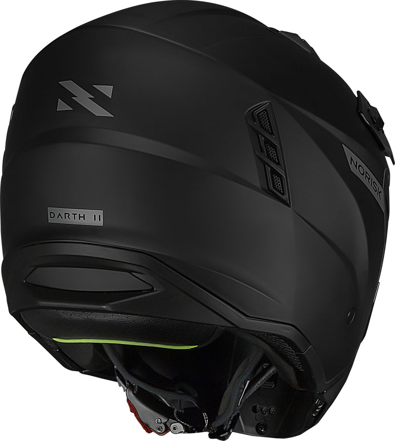 Capacete Norisk Darth 2 Monocolor Black Preto Fosco