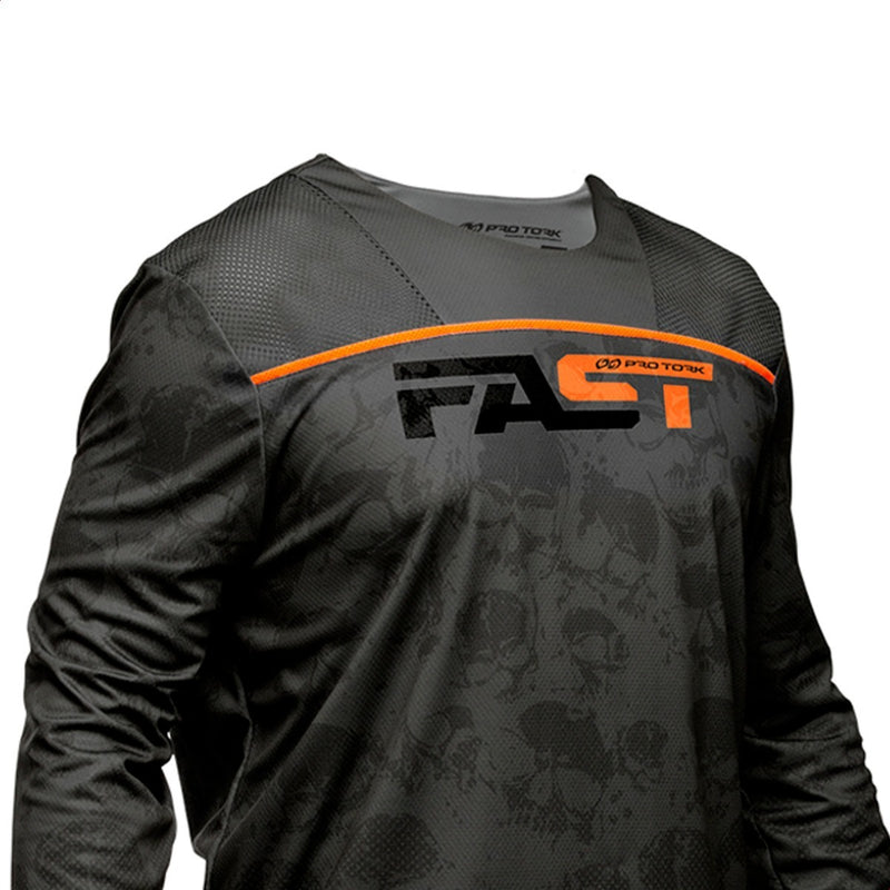 Camiseta Roupa Motocross Trilha Fast Adulto Gola Redonda