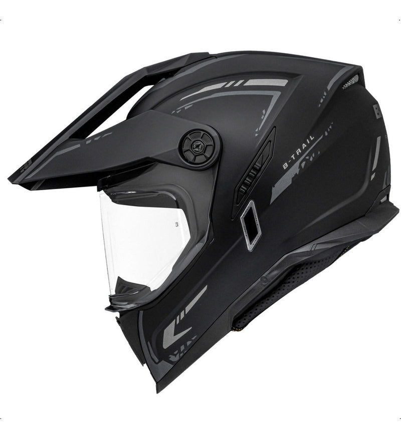 Capacete Moto Bieffe B- Trail Authentic Com Óculos Interno