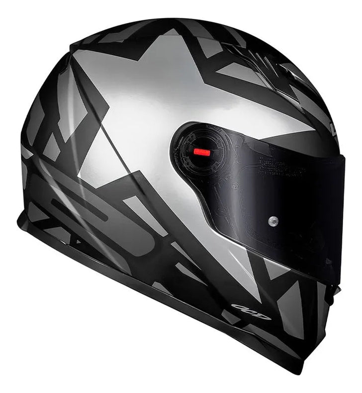 Capacete Integral Ls2 Ff358 Starwar Preto/cinza Motociclista