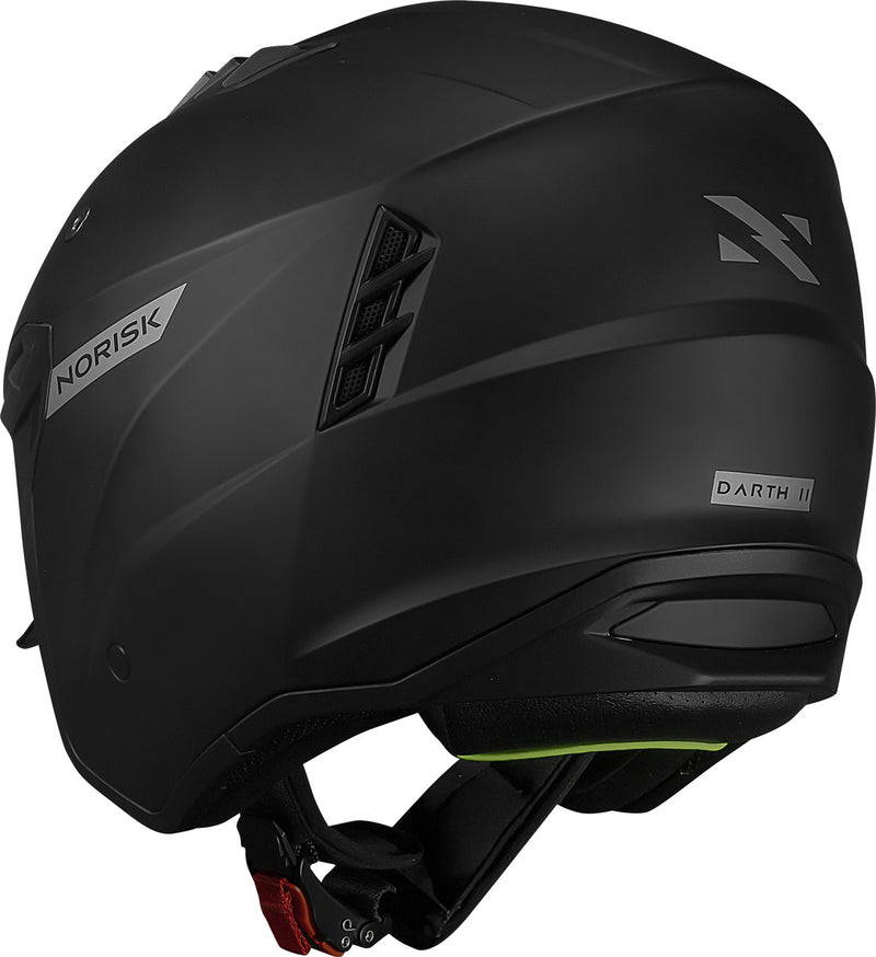 Capacete Norisk Darth 2 Monocolor Black Preto Fosco