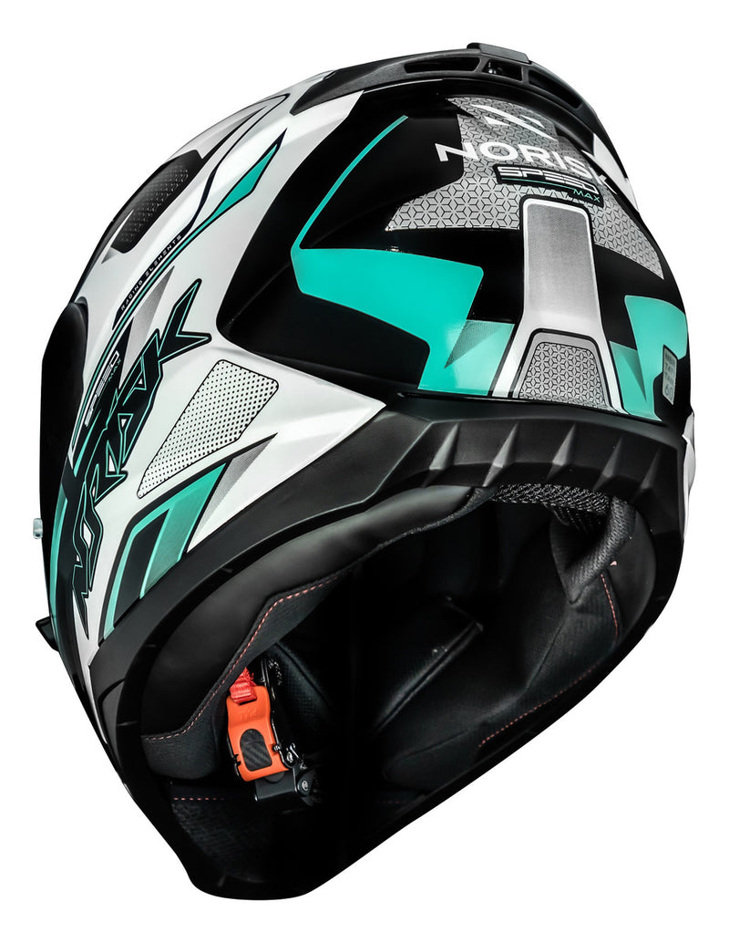 Capacete Norisk Razor Speedmax Verde Agua Masculino Feminino