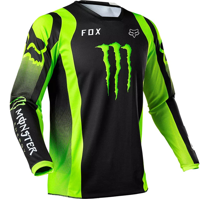 Camisa Motocross Trilha Fox 180 Monster Preto - Fox Racing