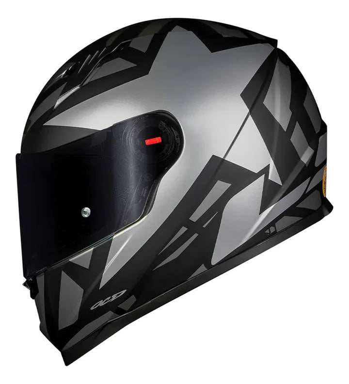 Capacete Integral Ls2 Ff358 Starwar Preto/cinza Motociclista