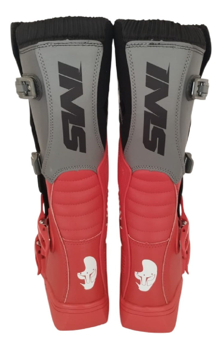 Bota Motocross Trilha Enduro Off Road Ims Revo Vermelha 2025