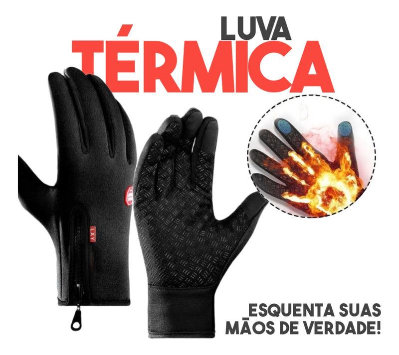 Luva Moto Bike Motoqueiro Impermeável Térmica Touch Original