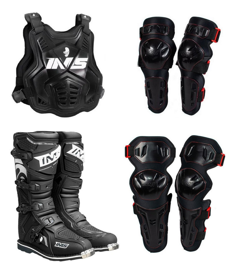 Kit Equipamento Trilha Motocross Asw Ims Protork Proteção