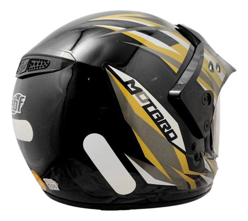 Capacete Moto Ebf Motard Street Preto Motocross Off Road