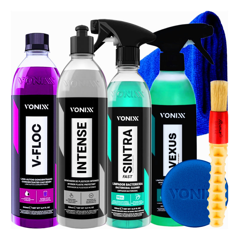 Kit Limpeza Automotiva Vexus V-floc Intense Sintra Vonixx