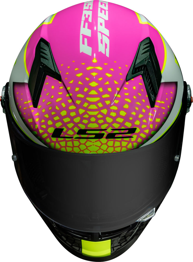 Capacete Ls2 Ff358 Classic Speedy Branco Rosa