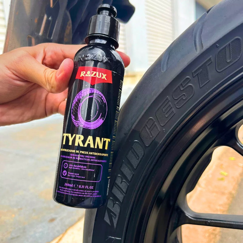 Kit Limpeza De Moto Tyrant Spell Verniz De Motor Aerossol