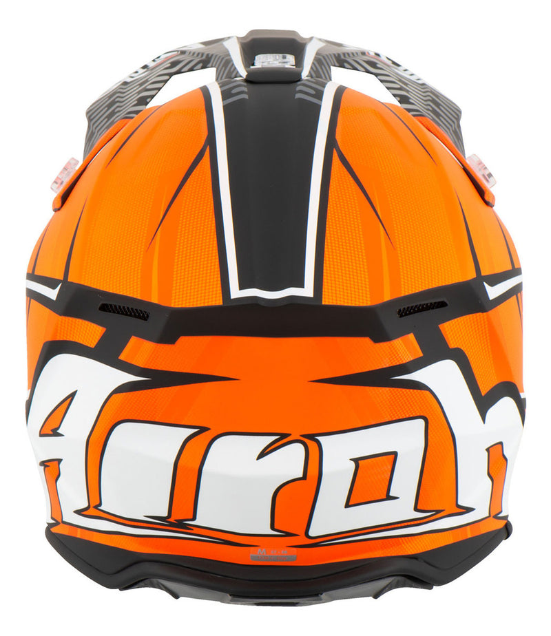 Capacete Airoh Wraap Idol Laranja/preto Fosco 60