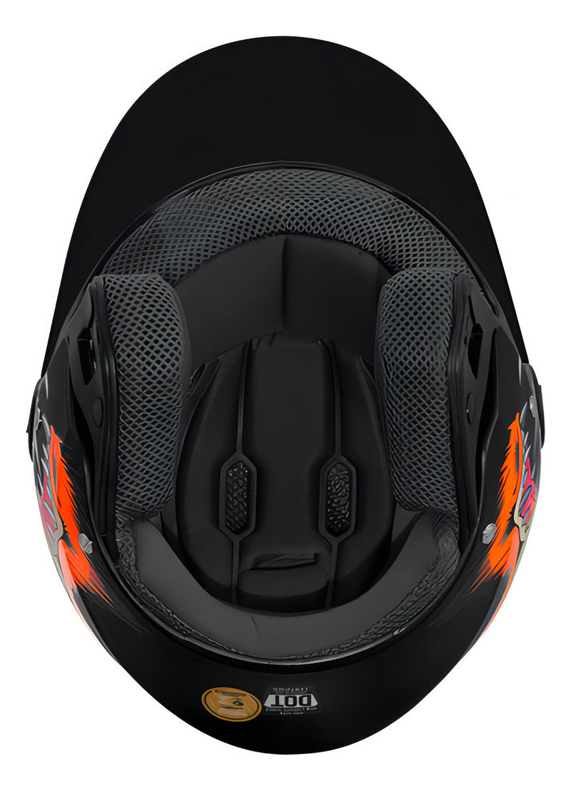 Capacete Aberto Personalizado Pro Tork Coyote Viseira Fumê Cor Preto Tamanho do capacete 58