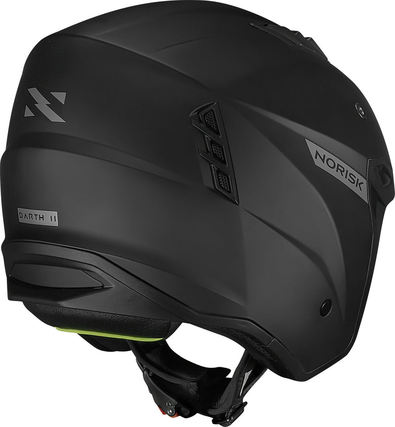 Capacete Norisk Darth 2 Monocolor Black Preto Fosco