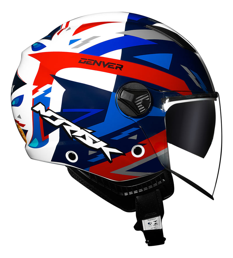 Capacete Norisk Orion Sv Denver Azul