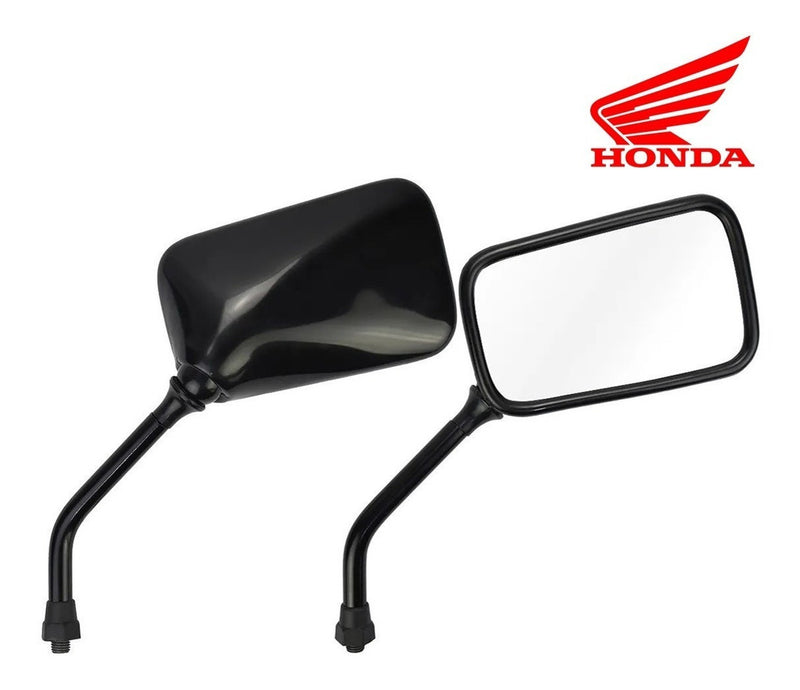 Retrovisor Preto Cbx250 Twister Falcon Cbx200 Strada Par