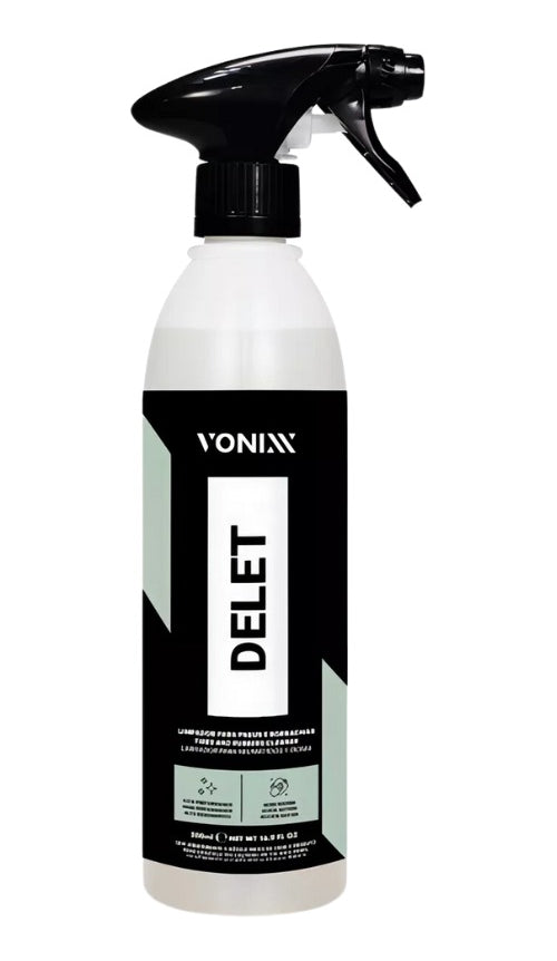 Delet Limpador Para Pneus E Borrachas 500ml Vonixx