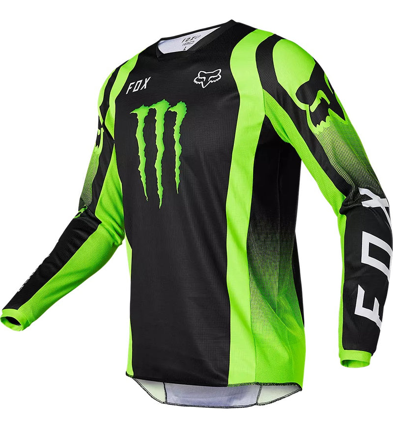 Camisa Motocross Trilha Fox 180 Monster Preto - Fox Racing