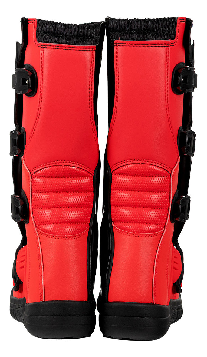 Bota Asw Image Enduro Preto Vermelho Cross Motocross Trilha