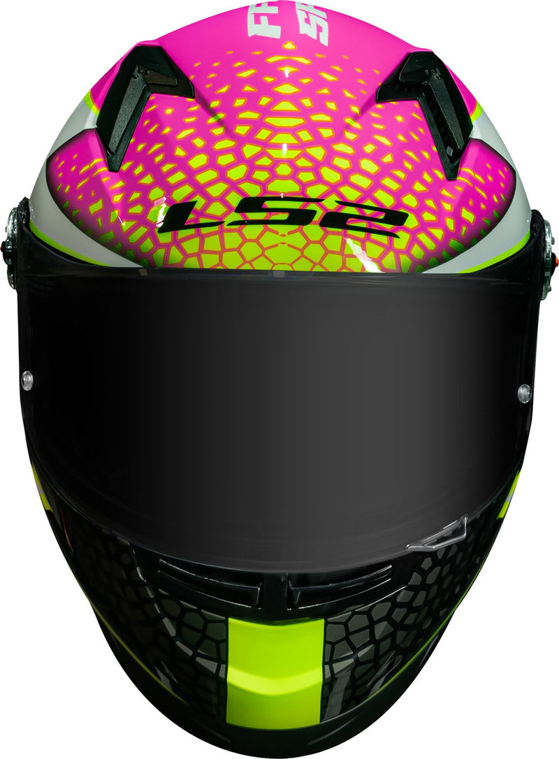 Capacete Ls2 Ff358 Classic Speedy Branco Rosa