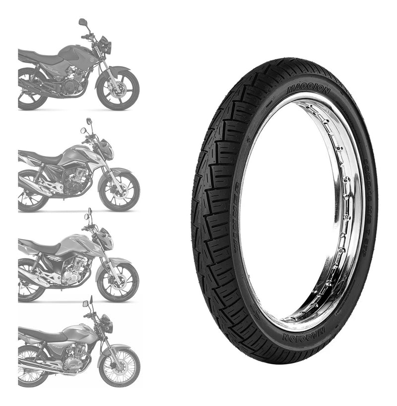 Pneu Moto Maggion Aro 14 Winner 80/100-14 49l Tl - Traseiro