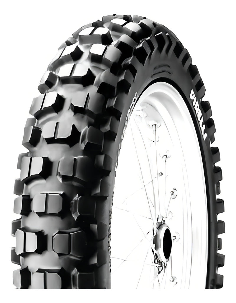 Pneu Traseiro Para Moto Pirelli Motocross Mt21 Com Câmara De 110/80-18 P 58 X 1 Unidade