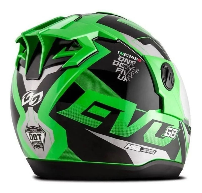 Capacete Fechado Pro Tork Evolution G8 Evo Brilhante