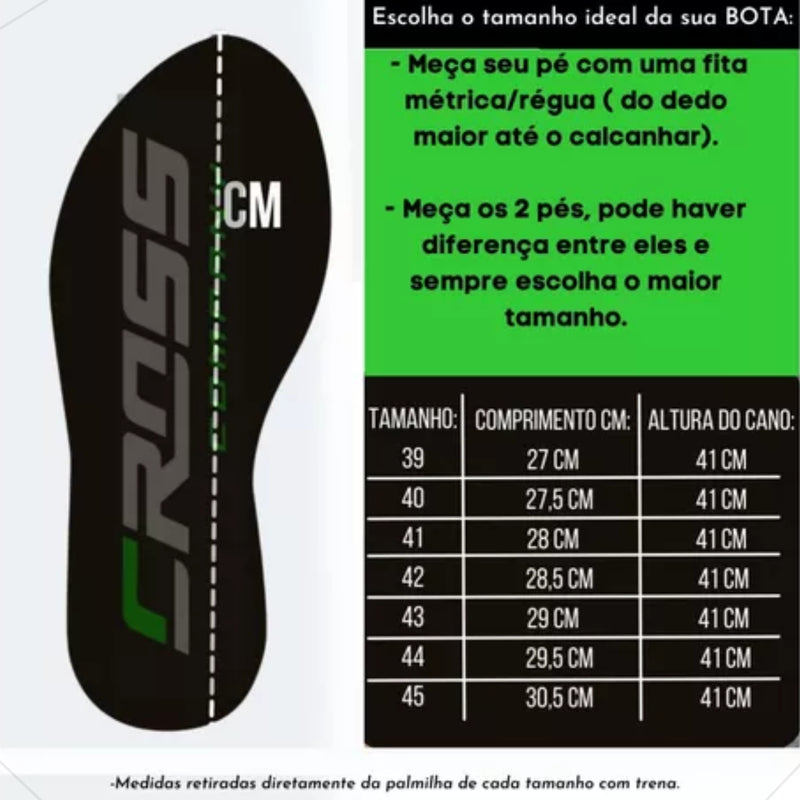 Kit Bota Oculos Proteção Motocross Trilha Enduro Offroad