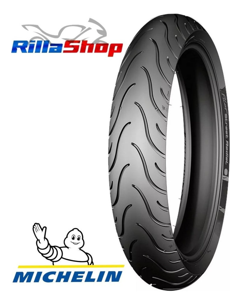 Pneu dianteira para moto Michelin Pilot Street Radial sem câmara de 120/70 ZR17 W 58 x 1 unidade