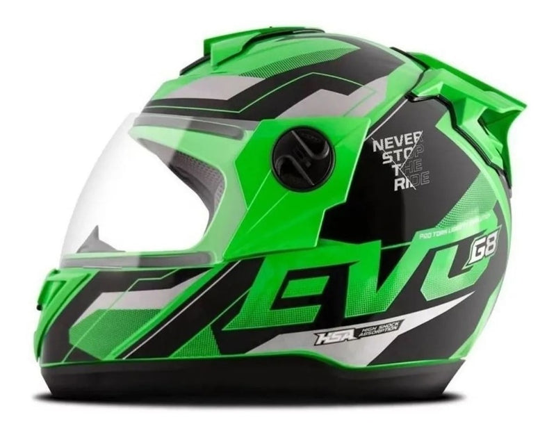 Capacete Fechado Pro Tork Evolution G8 Evo Brilhante