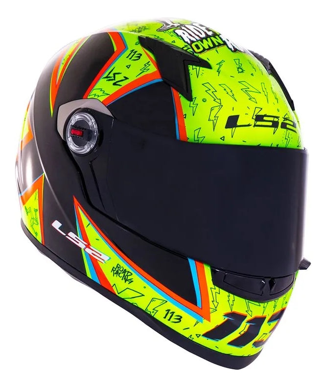 Capacete Original Ls2 Ff358 Rafael Paschoalin / Alex Barros