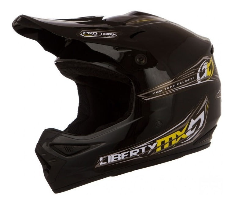 Capacete Motocross Protork Mx Pro Trilha Offroad + Óculos