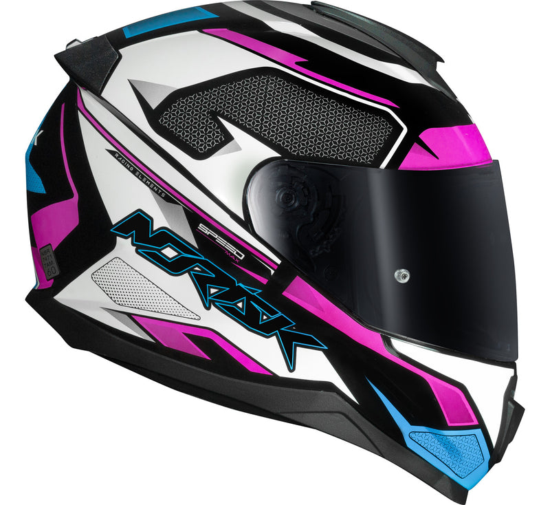 Capacete Norisk Razor Speedmax Rosa + Viseira Rosa Revo Gold