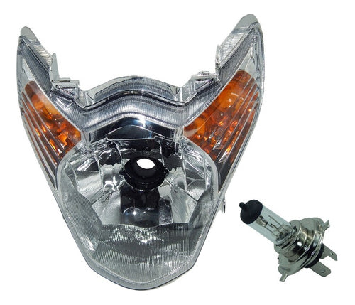 Farol Lâmpada Honda Cg 150 Titan Mix 2009 2010 Bloco Optico