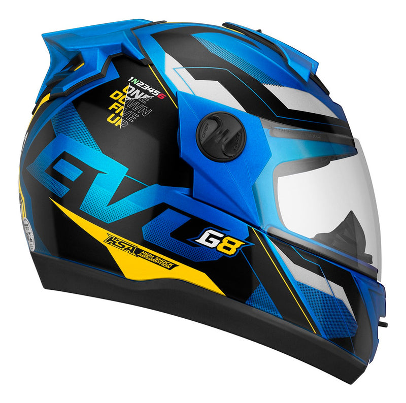 Capacete Moto Pro Tork Evolution 788 G8 Com Viseira Camaleão