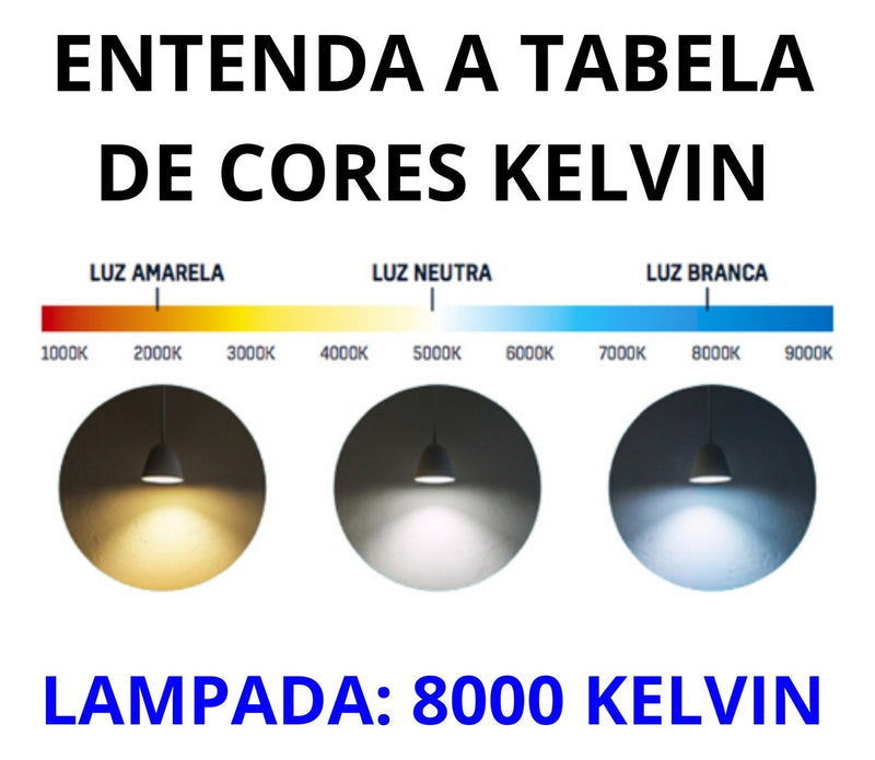 Led Lampada H4 Moto Carro 8000k Cavalinho Efeito Xenon Azul