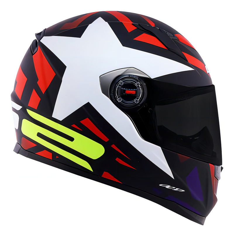 Capacete Ls2 Ff358 Starwar Vermelho Branco Star War Cor Vermelho BRILHO Tamanho do capacete 56