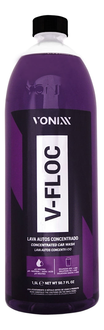 Kit Shampoo Para Lavar Carro V-mol E V-floc Vonixx 1,5l