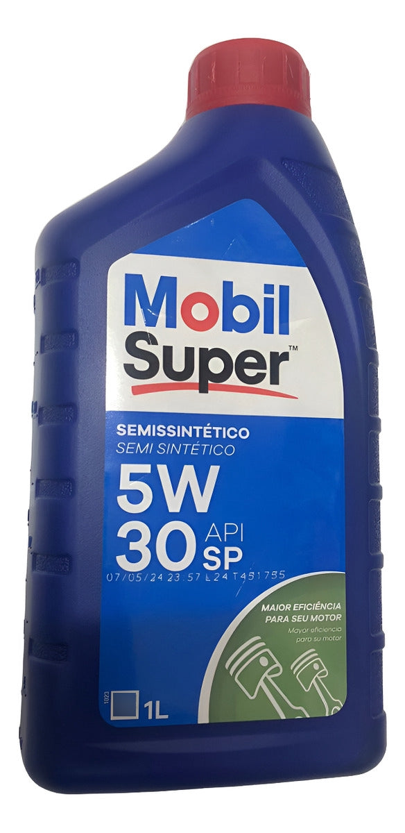 Oleo Para Motor Mobil Super 5w30 Semissintético Api Sp 1l