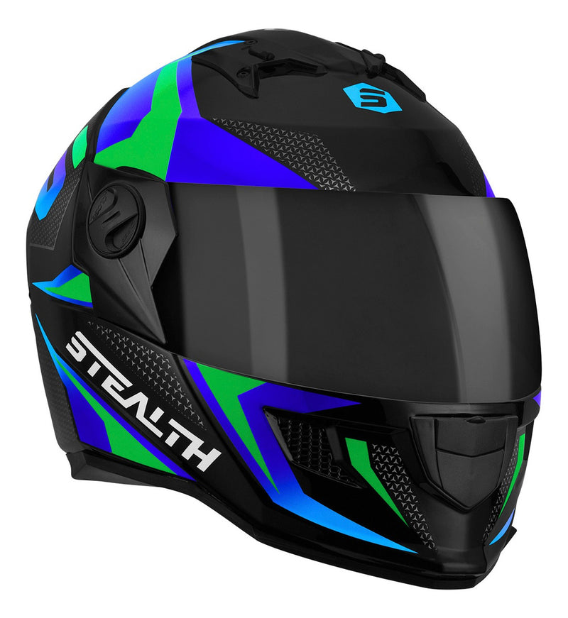 Capacete Para Corrida Esportivo Kart Stealth Viseira Fumê