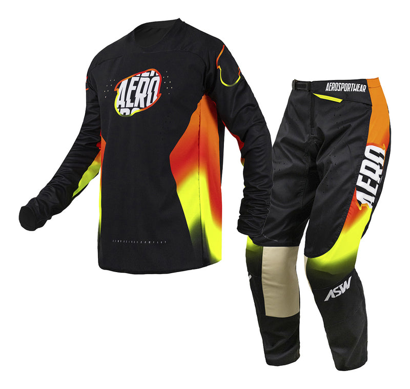 Conjunto Roupa Asw Podium Ghost 25 Motocross Trilha Enduro