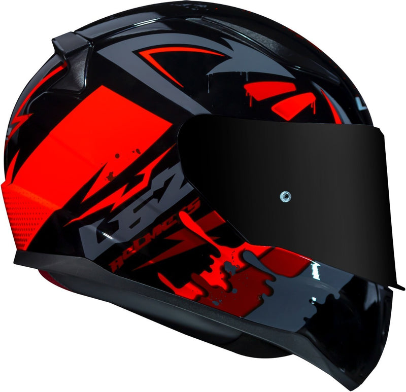 Capacete Moto Ls2 Ff353 Rapid Tagline Preto Laranja