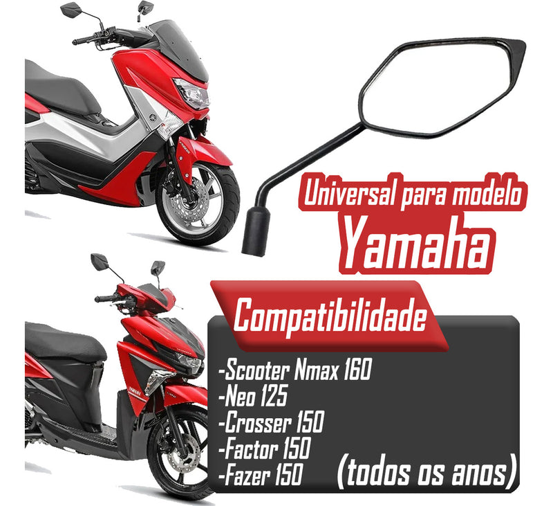 Retrovisor Yamaha Neo Factor Fazer Scooter Nmax 125 150 160